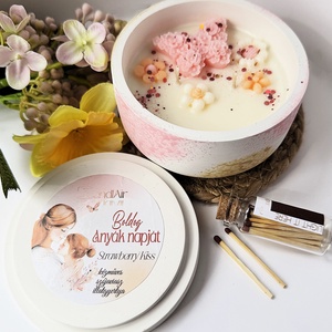 CandlAir A legjobb Édesanyának kerámiatégelyes szójaviasz illatgyertya - otthon & életmód - gyertya, illat, aroma - gyertya - Meska.hu