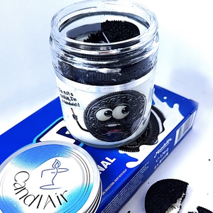 CandlAir COOKIES üvegtégelyes szójaviasz illatgyertya - otthon & életmód - gyertya, illat, aroma - gyertya - Meska.hu
