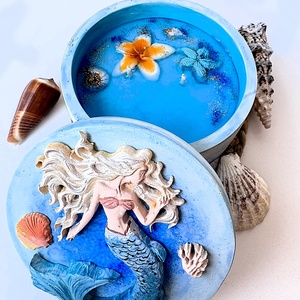 CandlAir Ocean Summer szójaviasz illatgyertya L-es méret - otthon & életmód - gyertya, illat, aroma - gyertya - Meska.hu