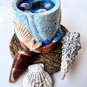 CandlAir Gift of Ocean + Gift of Summer szett - otthon & életmód - gyertya, illat, aroma - gyertya - Meska.hu