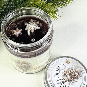 CandlAir Karácsonyi Diótörő üvegtégelyes szójaviasz illatgyertya - otthon & életmód - gyertya, illat, aroma - gyertya - Meska.hu