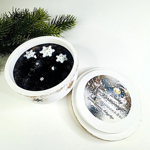 CandlAir Arany Karácsony szójaviasz illatgyertya kerámiatégelyben - otthon & életmód - gyertya, illat, aroma - gyertya - Meska.hu