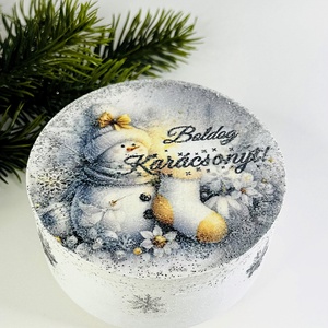 CandlAir Ezüst Karácsony szójaviasz illatgyertya kerámiatégelyben - otthon & életmód - gyertya, illat, aroma - gyertya - Meska.hu