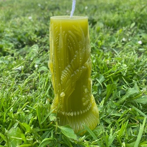 Oszlopos gyertya - kellékek & szerszámok - dekorációs kellékek - dekorációs gyertya - Meska.hu