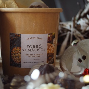 Forró almáspite illatviasz szójaviaszból 100g - otthon & életmód - gyertya, illat, aroma - illatviasz - Meska.hu