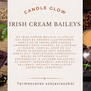 Irish cream Baileys ír krémlikőr illatviasz szójaviaszból karácsonyi kiadás 100g - otthon & életmód - gyertya, illat, aroma - illatviasz - Meska.hu