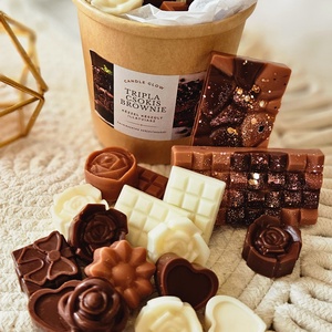 Tripla csokis brownie Illatviasz 100% természetes szójaviaszból - Meska.hu