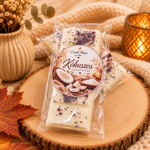 Kókuszos törhető illatviasz - otthon & életmód - gyertya, illat, aroma - illatviasz - Meska.hu