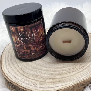 Kandallótűz illatgyertya - otthon & életmód - gyertya, illat, aroma - gyertya - Meska.hu