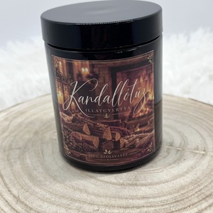 Kandallótűz illatgyertya - otthon & életmód - gyertya, illat, aroma - gyertya - Meska.hu
