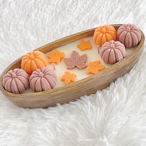 PUMKIN SPICE gyertya tál - otthon & életmód - gyertya, illat, aroma - gyertya - Meska.hu