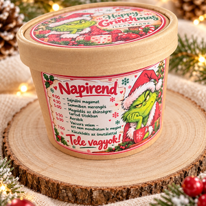 Happy Grinchmas illatviasz - karácsony - karácsonyi lakásdekoráció - karácsonyi illatgyertya, mécses - Meska.hu