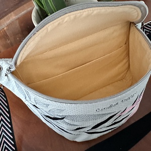 Divatos szürke női övtáska (crossbody) - táska & tok - övtáska - Meska.hu