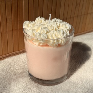 Eper panna cotta, Otthon & Életmód, Gyertya, illat, aroma, Gyertya, Gyertya-, mécseskészítés, MESKA