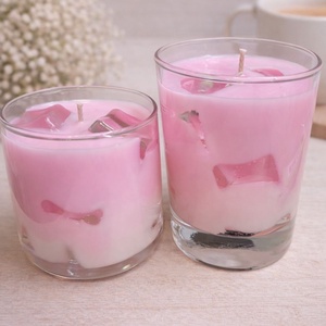 Eper shake szójaviasz gyertya, Otthon & Életmód, Gyertya, illat, aroma, Gyertya, Gyertya-, mécseskészítés, MESKA