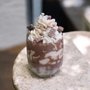 Habos csokis szójaviasz gyertya , Otthon & Életmód, Gyertya, illat, aroma, Gyertya, Gyertya-, mécseskészítés, MESKA