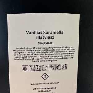 Vaníliás karamella illatviasz  - otthon & életmód - gyertya, illat, aroma - illatviasz - Meska.hu