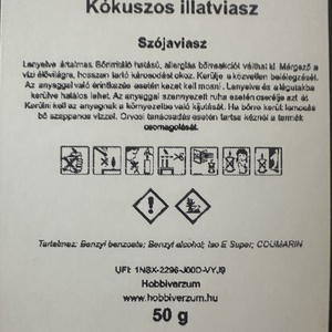 Kókuszos illatviasz  - otthon & életmód - gyertya, illat, aroma - illatviasz - Meska.hu