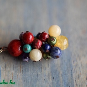 Színes ásvány nyaklánc - Meska.hu