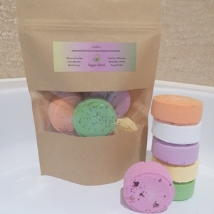 Zuhanygőzölő korong, vegyes illat  aromaterápiás, illóolaj tartalmú korongok- ajándéknak is tökéletes , Szépségápolás, Szappan & Fürdés, Fürdősó, fürdőgolyó, habfürdő, Mindenmás, MESKA