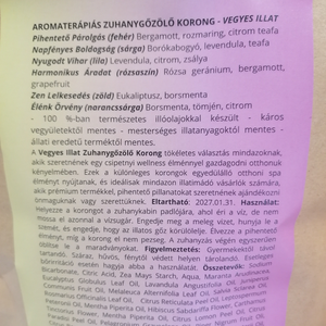 Zuhanygőzölő korong, vegyes illat  aromaterápiás, illóolaj tartalmú korongok- ajándéknak is tökéletes  - szépségápolás - szappan & fürdés - fürdősó, fürdőgolyó, habfürdő - Meska.hu