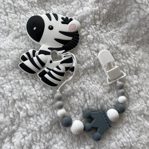 Rágcsalánc - Zebra, Játék & Sport, 3 éves kor alattiaknak, Rágóka, Ékszerkészítés, MESKA