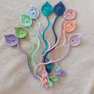 Levél alakú könyvjelző - könyv & zene - könyvjelző - Meska.hu