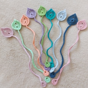 Levél alakú könyvjelző - könyv & zene - könyvjelző - Meska.hu