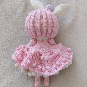 Nyuszilány baba - játék & sport - plüssállat & játékfigura - ember - Meska.hu