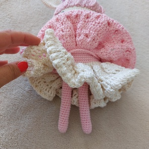 Nyuszilány baba - játék & sport - plüssállat & játékfigura - ember - Meska.hu