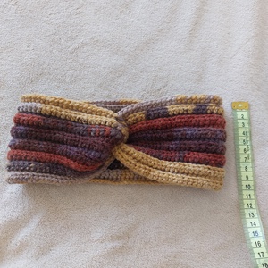 Horgolt fejpánt, fülmelegítő - ruha & divat - sál, sapka, kendő - fejpánt - Meska.hu