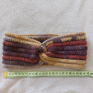 Horgolt fejpánt, fülmelegítő - ruha & divat - sál, sapka, kendő - fejpánt - Meska.hu