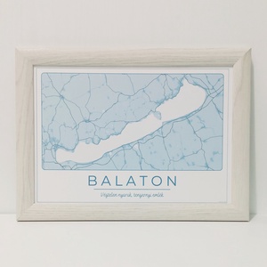 Balaton falikép választható színben, Otthon & Életmód, Dekoráció, Kép & Falikép, Poszter, Fotó, grafika, rajz, illusztráció, MESKA