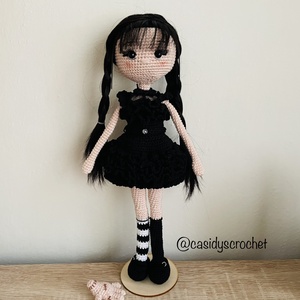 Wednesday Addams - játék & sport - plüssállat & játékfigura - ember - Meska.hu