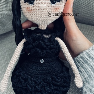 Wednesday Addams - játék & sport - plüssállat & játékfigura - ember - Meska.hu
