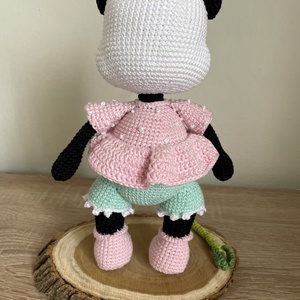 Horgolt panda maci - játék & sport - plüssállat & játékfigura - maci - Meska.hu