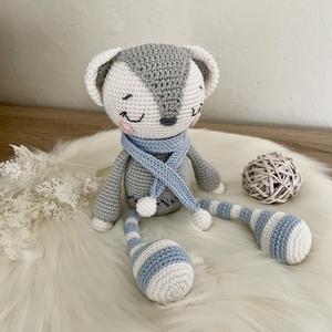 Horgolt jegesmaci - játék & sport - plüssállat & játékfigura - maci - Meska.hu