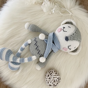 Horgolt jegesmaci - játék & sport - plüssállat & játékfigura - maci - Meska.hu