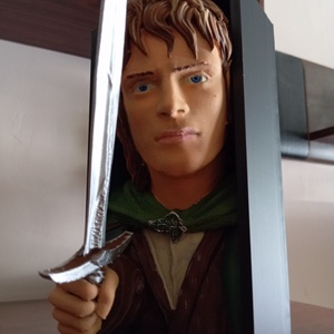 Frodó Gyűrűk ura könyvtámasz  - otthon & életmód - dekoráció - asztal és polc dekoráció - asztaldísz - Meska.hu