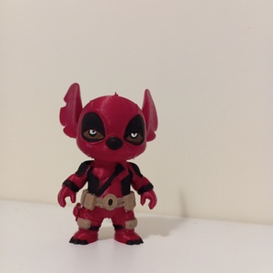 Stitch jelmezben Deadpool  -  - Meska.hu