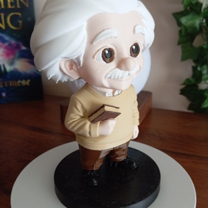 Albert Einstein szobor - otthon & életmód - dekoráció - asztal és polc dekoráció - asztaldísz - Meska.hu