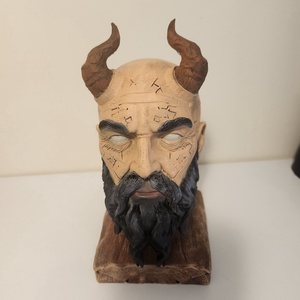 Mimir fej a God of War játékból  - Meska.hu