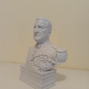 Retro Horthy Miklós mellszobor  - otthon & életmód - dekoráció - asztal és polc dekoráció - asztaldísz - Meska.hu