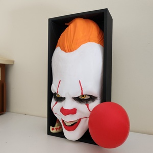 Pennywise - AZ a bohóc könyvtámasz  - otthon & életmód - dekoráció - asztal és polc dekoráció - asztaldísz - Meska.hu