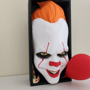 Pennywise - AZ a bohóc könyvtámasz  - otthon & életmód - dekoráció - asztal és polc dekoráció - asztaldísz - Meska.hu