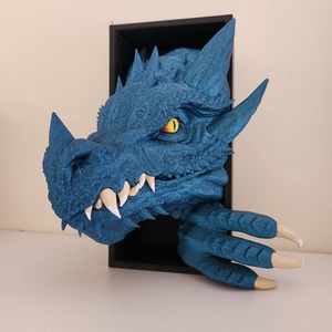 3D Sárkányos könyvtámasz és polc dísz  - Meska.hu