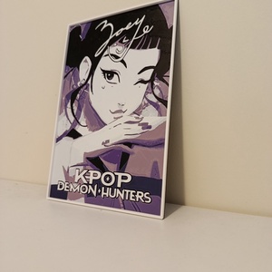 3D K-pop démon Huntrix kép és dekor  - otthon & életmód - dekoráció - fali és függő dekoráció - falra akasztható dekor - Meska.hu