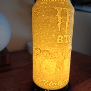 3D litofán BTS lámpa Monster dobozként  - otthon & életmód - lámpa - hangulatlámpa - Meska.hu