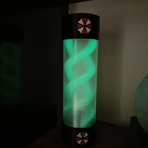 Resident evil T- vírus lámpa és dekor  - otthon & életmód - dekoráció - asztal és polc dekoráció - asztaldísz - Meska.hu