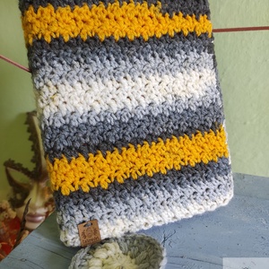 'Kincses könyv' horgolt könyvborító - könyv & zene - könyvjelző - Meska.hu